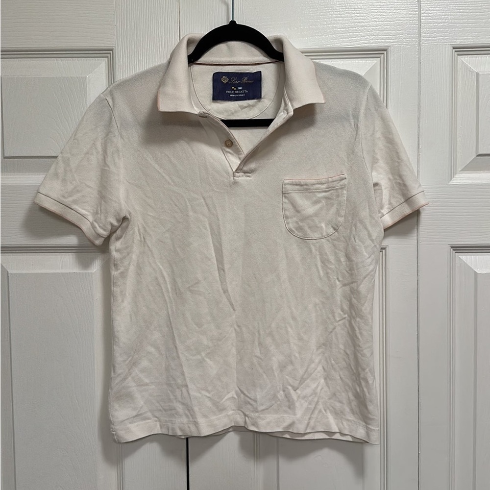 Loro Piana White Polo Small